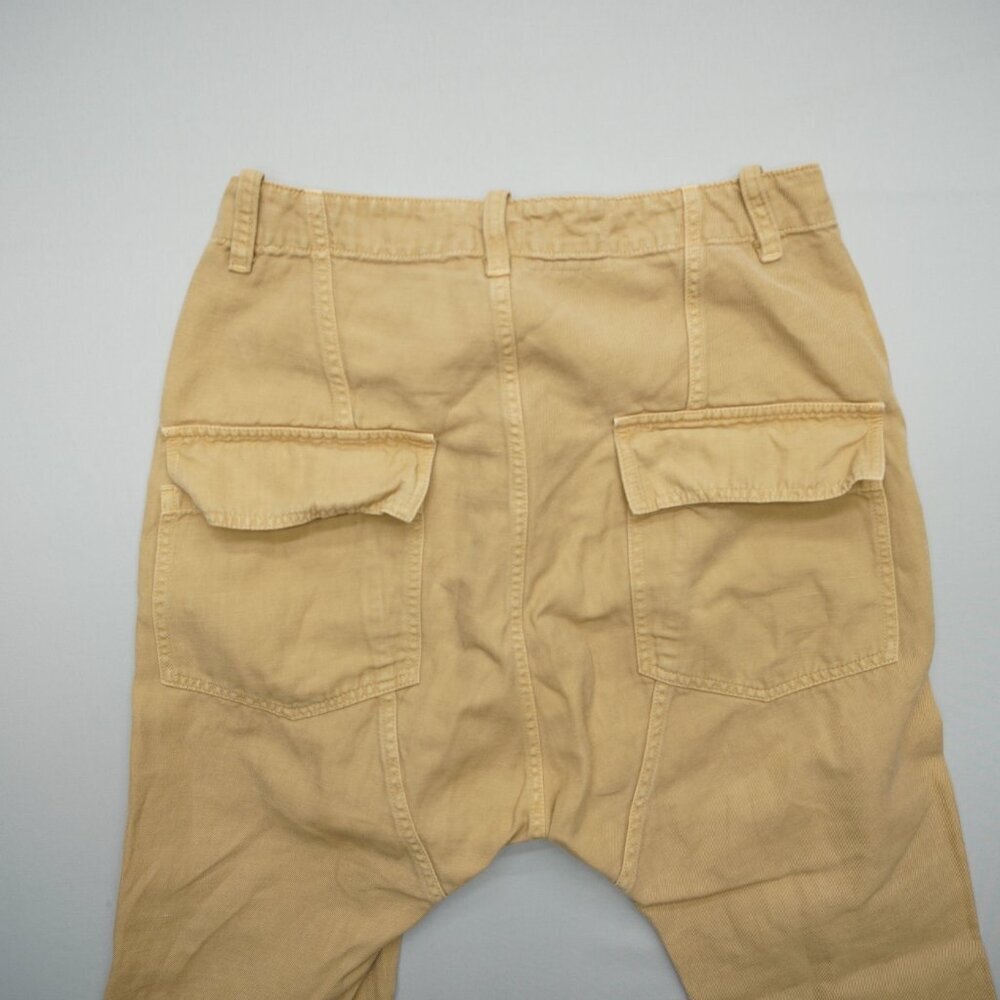 Nili Lotan Luna Pants Drop Crotch Linen Blend Trousers Size 0 - Picture 5 of 11